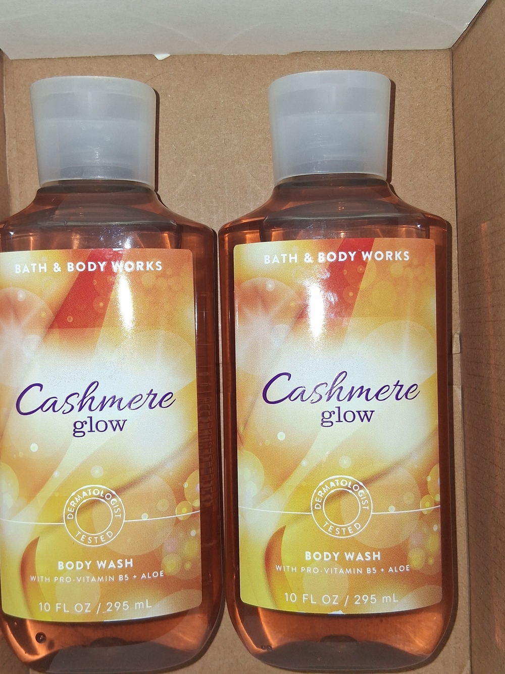 Bath & Body Works Cashmere Glow 10 oz. Body Wash Shower Gel Set Of 2 NEW